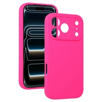 Silikona Lite viedtālruņa apvalks Iphone 17 Pro fuksiju