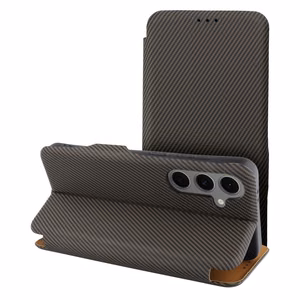 FOLIO Side Magnet viedtālruņa apvalks (m) saderīgs ar SAMSUNG S25 PLUS - brūns