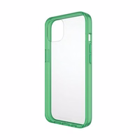 PanzerGlass ClearCase antibakteriālais viedtālruņa apvalks ar Military Grade sertifikātu iPhone 13 / 14 / 15 - caurspīdīgs zaļš