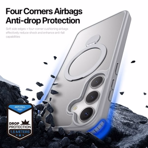 DUX DUCIS viedtālruņa apvalks YIND saderīgs ar MagSafe SAMSUNG S25 Plus pelēks