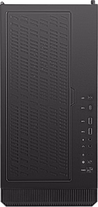 MSI MPG VELOX 100P AIRFLOW vidēja torņa spēļu datora korpuss, melns, 3× 120 mm ventilators + 1× 120 mm ARGB ventilators, ARGB sloksne, USB Type-C, rūdīts stikls, E-ATX/ATX/mATX/mini-ITX