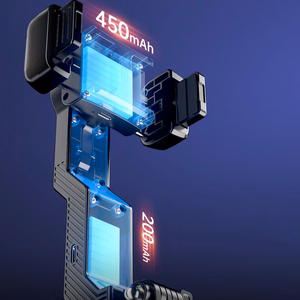 Blavec pašbildes nūja alumīnija Fusion P-10 gimbal statīvs + tālvadības pults 1 metrs (SSFP10G-TRB10) melns