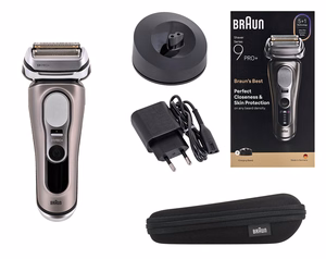Braun Series 9 Pro+ 9615S – sietiņa skuveklis, melna/pelēka