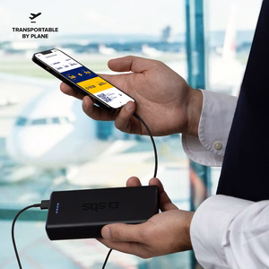 Powerbank Puro Fast 20000 mAh 2x USB-A + 1x USB-C - черный