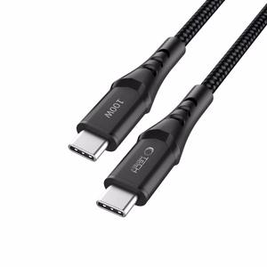 Tech-Protect Ultraboost UB11T USB-C / USB-C PD 100W / QC3.0 Cable 100 cm - Black