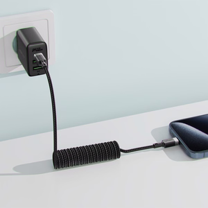 Acefast C14-03 USB-C - USB-C atsperu kabelis 480Mb/s 3A 1,2 m - melns