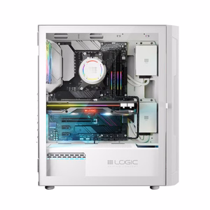 Logic ARAMIS ARGB MINIDI USB 3.0 datora korpuss, balts