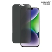 PanzerGlass Ultra-Wide Fit antibakteriālais privātuma rūdītais stikls iPhone 14 Plus / 13 Pro Max viedtālrunim