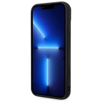 Karl Lagerfeld Pūkais Izstiepts Logotips iPhone 14 apvalks - melns