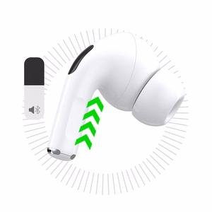 Dudao U19 Bluetooth гарнитура LED TWS V5.3 белый