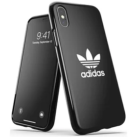 Adidas OR Snap viedtālruņa apvalks Trefoil iPhone X / XS - melns