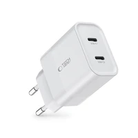 Tech-Protect C20W lādētājs 2x USB-C PD 20W - balts