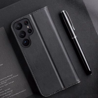 Dux Ducis Hivo viedtālruņa apvalks Samsung Galaxy S23+ atverams apvalks ar maku un RFID aizsardzību brūns