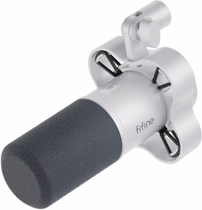 Fifine K688W dinamiskais mikrofons (balts)