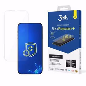 iPhone 14 Pro Max / 14 Plus Antibakteriāls Gaming Ekrāna plēve 3mk Silver Protection+