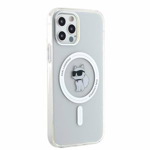 Чехол Karl Lagerfeld IML Choupette MagSafe для iPhone 12 / 12 Pro - прозрачный