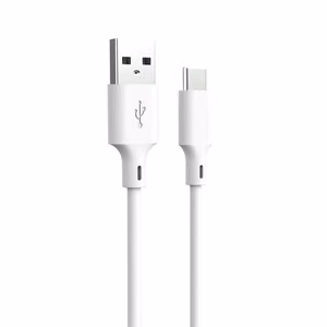 Forever recycling kabelis USB-A - USB-C 1,5m 3A KR60-AC-00 balts