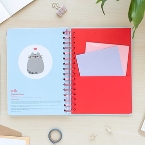 Pusheen Purrfect Love 2023/2024 nedēļas plānotājs, 14,8 × 21 cm