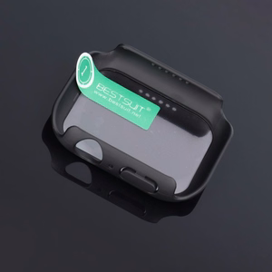 Bestsuit чехол с Hybrid Glass для Apple Watch series 7/8/9-45mm - графитовый