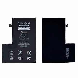 StellarXcell Diagnostic akumulators Apple iPhone 12 Pro Max, 3687 mAh (standarta ietilpība + augstas kvalitātes BMS kopija)