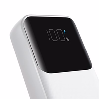 Mini portatīvais lādētājs Joyroom JR-PBC06 30W 10000mAh ar iebūvētiem kabeļiem (balts)