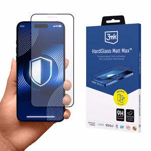 Matēts rūdītais stikls 3mk HardGlass Matt Max Apple iPhone 14 Pro Max