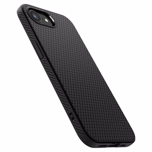 Spigen Liquid Air iPhone 16e viedtālruņa apvalks - matēts melns