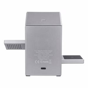 Bezvadu charging station Forcell 3in1 (F-06) (MagSafe) (Phone; Pods; Watch) 15W
