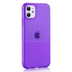 TEL PROTECT loga viedtālruņa apvalks Iphone 12 Mini, violets