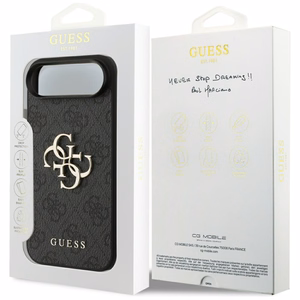 Guess 4G Lielā Logotipa Viedtālruņa apvalks iPhone 17 Air - melna