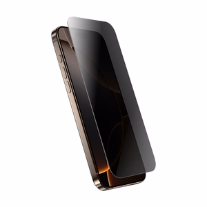 Crong Privacy 3D Armor Glass rūdīts ekrāna aizsargstikls ar privātuma filtru iPhone 17 Pro Max un iPhone 16 Pro Max tālruņiem