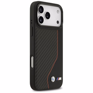 BMW M Carbon Line & Logo MagSafe Чехол для iPhone 17 Pro Max - красный