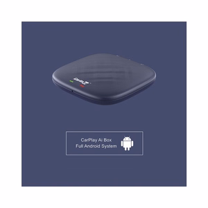 CARLINKIT bezvadu AI Box adapteris ar Android 13 – 8GB+128GB priekš oriģinālajiem automašīnas radiopaneliem ar CarPlay, zils