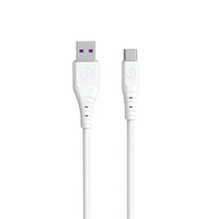 Dudao kabelis USB - USB Type C 6A kabelis 1 m balts (TGL3T)