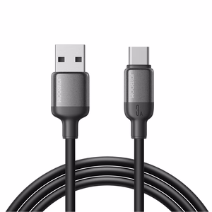 Joyroom S-A62 Lively Series 3A USB-A - USB-C kabelis 1.2 m - melns