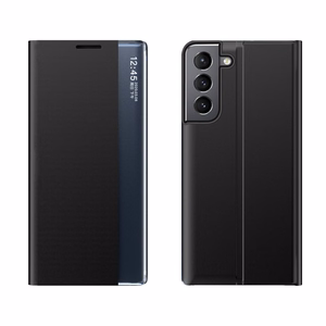 Jauns Sleep apvalks ar statīva funkciju Samsung Galaxy S22 + (S22 Plus) melns
