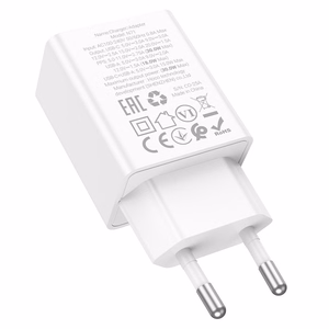 Зарядное устройство для телефона Hoco USB A + USB C QC3.0 PD AFC 3A 30W N71 белый