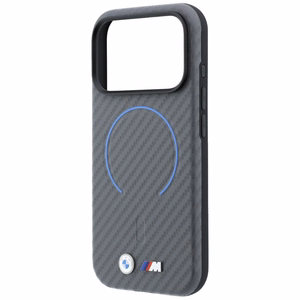 BMW M Carbon Printed Ring MagSafe vāciņš iPhone 18 Pro Max / 17 Pro Max – pelēks