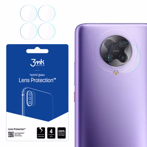 3mk Objektīva aizsargstikls hibridais telefonam Xiaomi Poco F2 Pro 5G