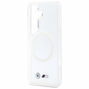 BMW IML Shockproof Metal Logo MagSafe maciņš priekš Samsung Galaxy S26 caurspīdīgs