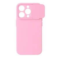 Camshield Soft viedtālruņa apvalks Iphone 15 Pro gaiši rozā