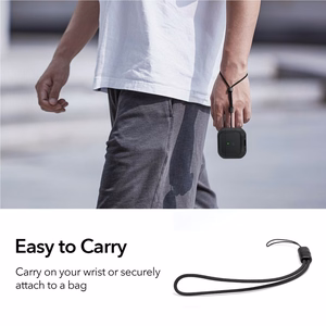 AirPods 4 Orbit hibrīda apvalks (melns)
