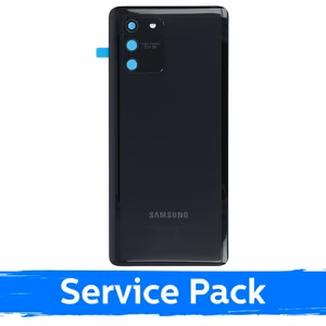 Aizmugurējais vāks, saderīgs ar Samsung G770 S10 Lite / Prizmas melns / (Service Pack)