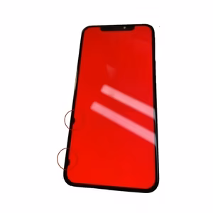 LCD displejs saderīgs ar iPhone Xs Max melns (Atjaunots: Telemax) (ar defektiem 1)