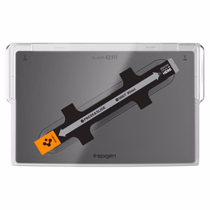 Spigen Glas.tR EZ Fit aizsargstikls Tesla Model X 2022 / Model S 2021 - melns