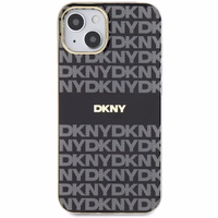 DKNY IML Mono un svītras Magnētiskais viedtālruņa apvalks iPhone 15 Plus / 14 Plus - melna