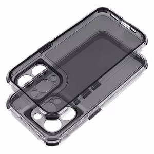 Чехол для iPhone 12 Matrix Clear чёрный