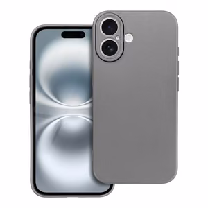 Metāla viedtālruņa apvalks IPHONE 16 pelēks