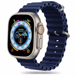 Ремешок Tech-Protect IconBand Pro для Apple Watch 4 / 5 / 6 / 7 / 8 / 9 / SE / Ultra 1 / 2 (42/44/45/49 mm) — темно-синий