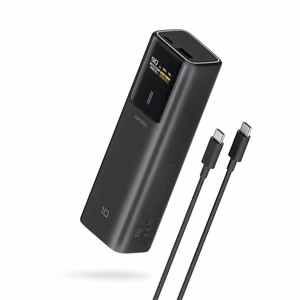 Cuktech CKPB100PGLBL 150W 10000mAh USB-C USB-A - melns